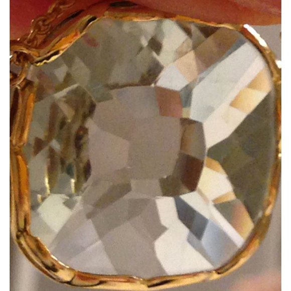 NWT Roberto Coin Ipanema Green Amethyst Prasiolite 18 kt Yellow Gold Necklace - Picture 7 of 7